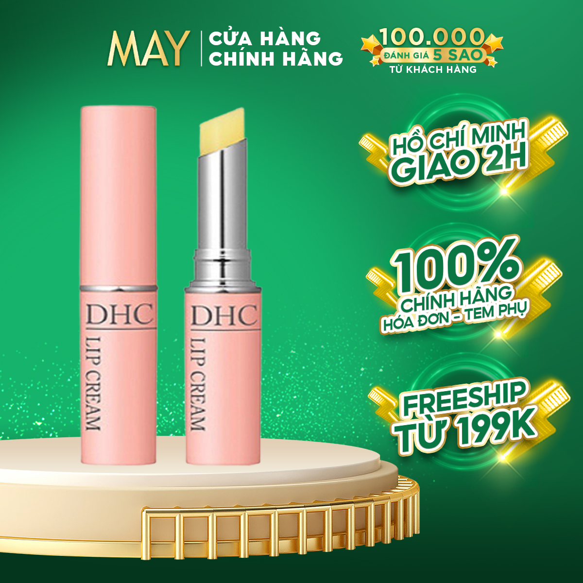 Son Dưỡng Ẩm Môi Mềm Mại DHC Lip Cream 1.5g