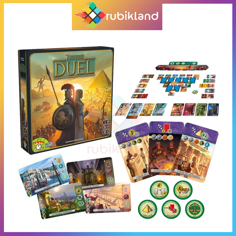 Board game 7 wonders trò chơi 7wonders 7 kỳ quan bản cơ bản boardgame trò chơi nhóm bạn chiến lược