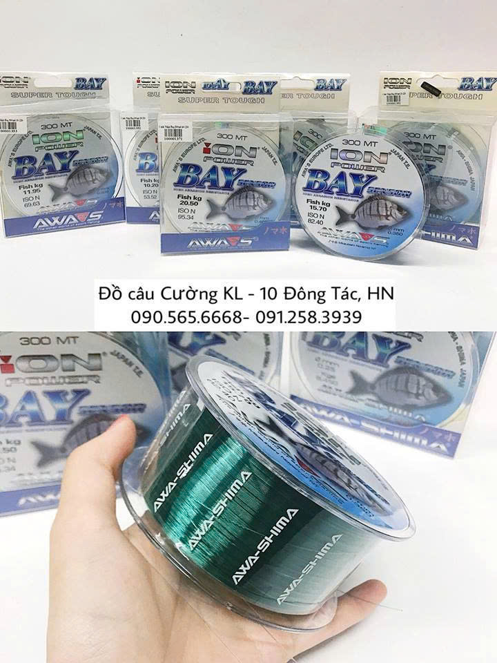 Cước câu cá Nhật Ion Bay 300m và 500m
