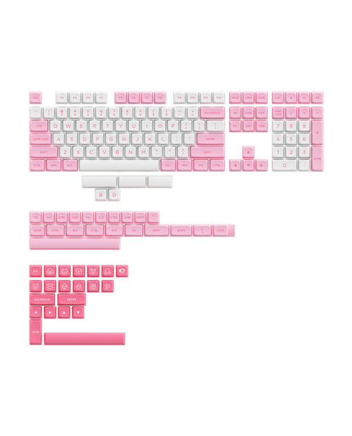 AKKO Keycap set – Prunus Lannesiana (PBT Double-Shot/ASA Low profile/155 nút)