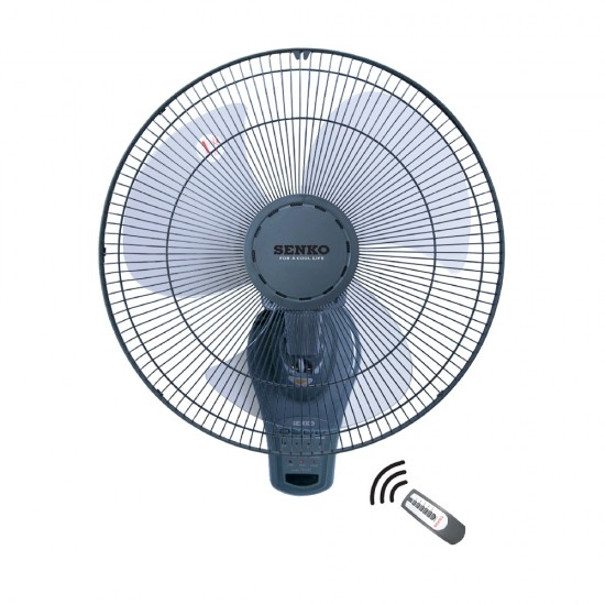 [HCM]Quạt treo tường có remote SENKO TR1428 (MÀU XÁM) (MÃ MỚI TR1683)