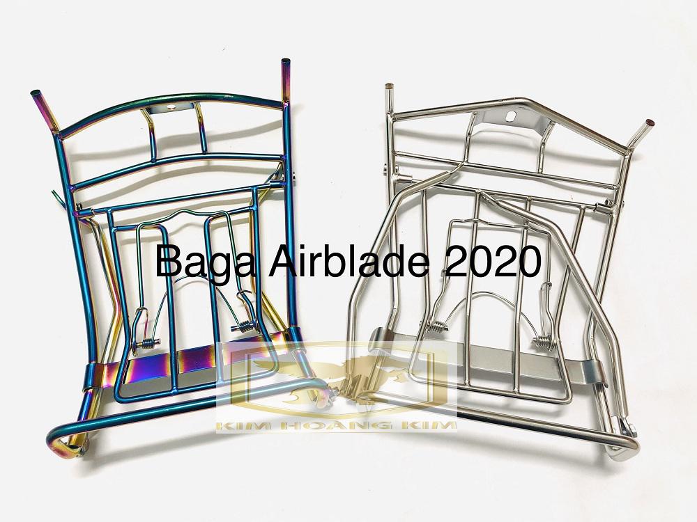 SIÊU HOT BAGA INOX 100% 10li CAO CẤP xi màu Titan và INOX Trắng gắn AIRBLADE 2020 (INOX 7 màu và INOX trắng)....