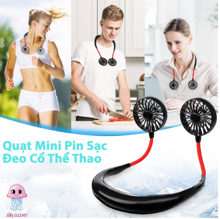 >> SO SÁNH GIÁ QUẠT MINI ĐEO CỔ 3 TỐC ĐỘ HN LED CÓ SẠC TẠO HƯƠNG THƠM (MÀU NGẪU NHIÊN) | Shopee Lazada Sendo Tiki | Nên mua ở đâu rẻ nhất 234 Quạt mini sạc điện dự phòng đeo cổ, cầm tay tiện lợi sử dụng cho văn phòng, thể thao, chạy bộ, du lịch có 3 tốc độ