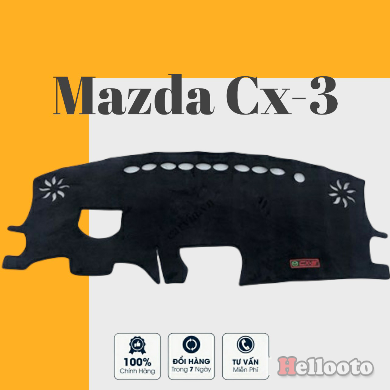Thảm taplo lông cừu xe Mazda CX3 2021 2022, Đế Chống Trượt Giúp Che Nắng Taplo, Chống Nứt Bạc Màu Taplo, Chống Lóa Mắt Và Tăng Thẩm Mỹ Cho Xe