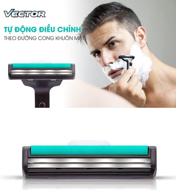 Dao Cạo Râu GILLETTE Vector 1UP