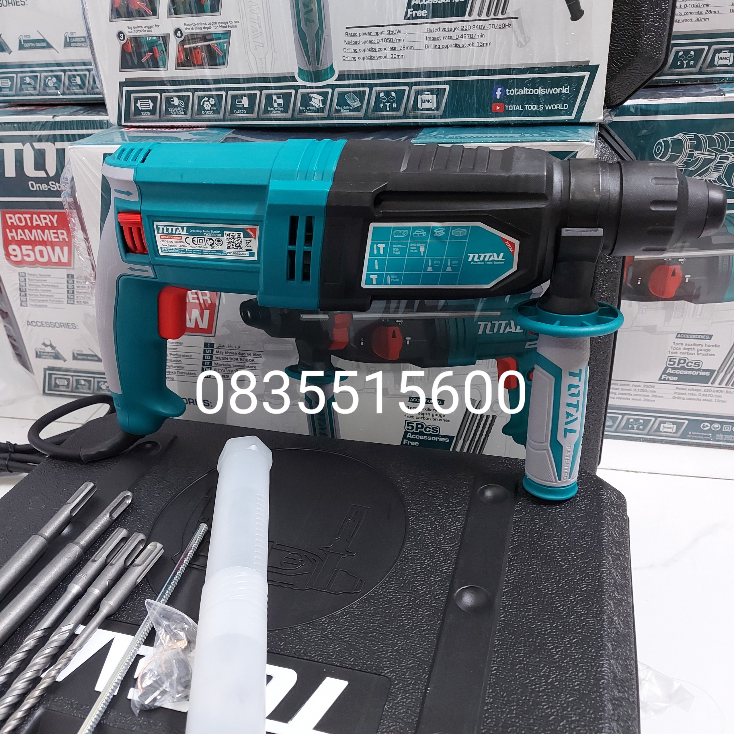 [HCM]MÁY KHOAN BÊ TÔNG 950W TOTAL TH309288
