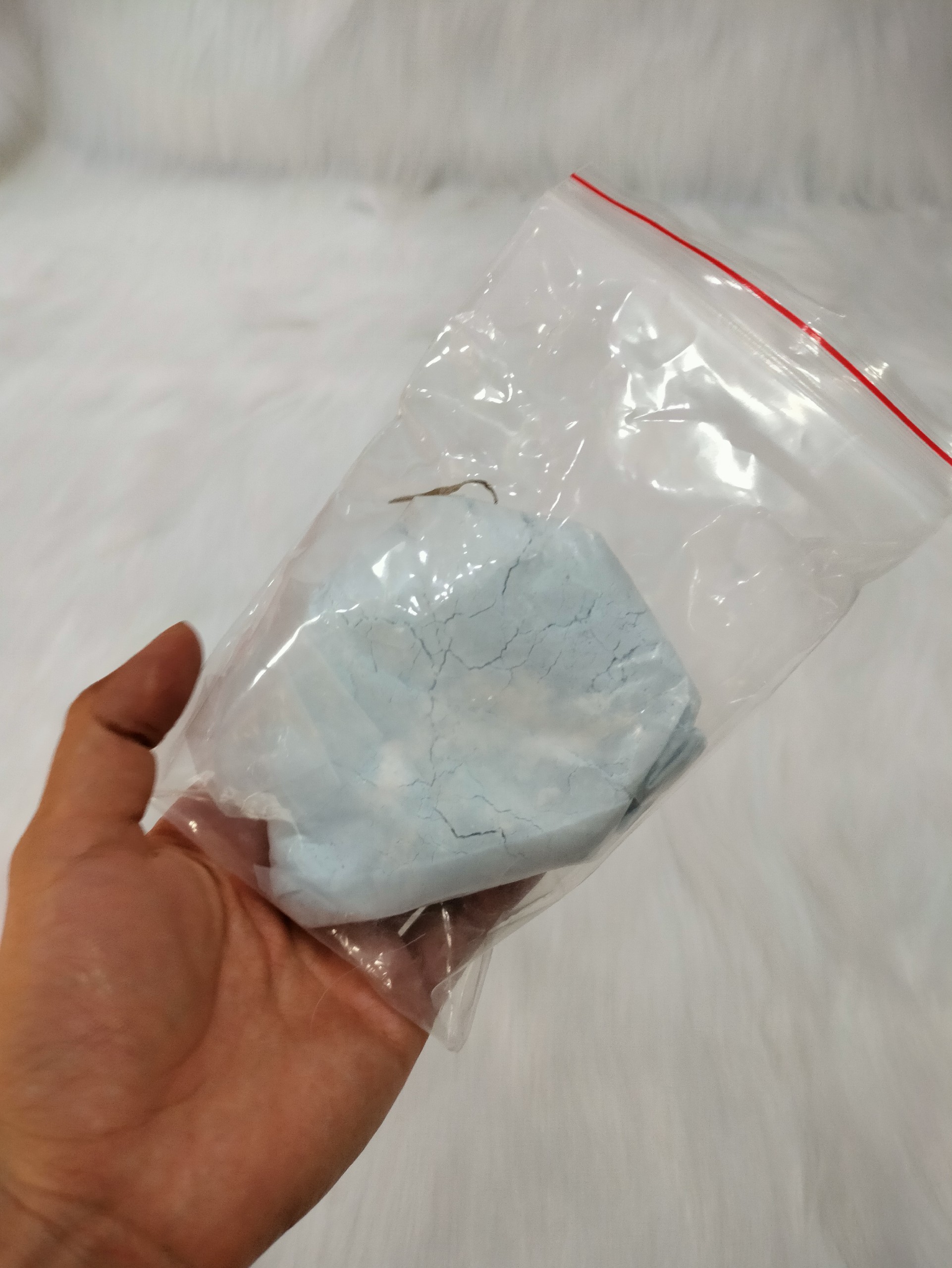 100gram Bột tẩy tóc màu xanh nhạt