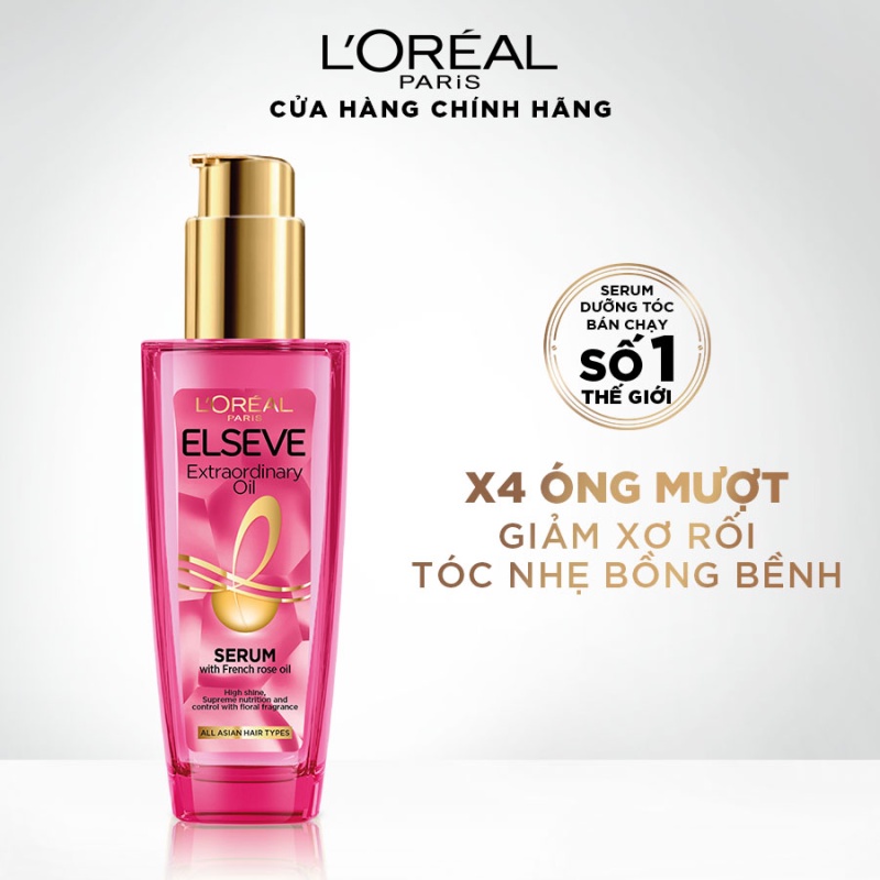 Dầu Dưỡng Tóc Loreal Hoa Hồng 100Ml
