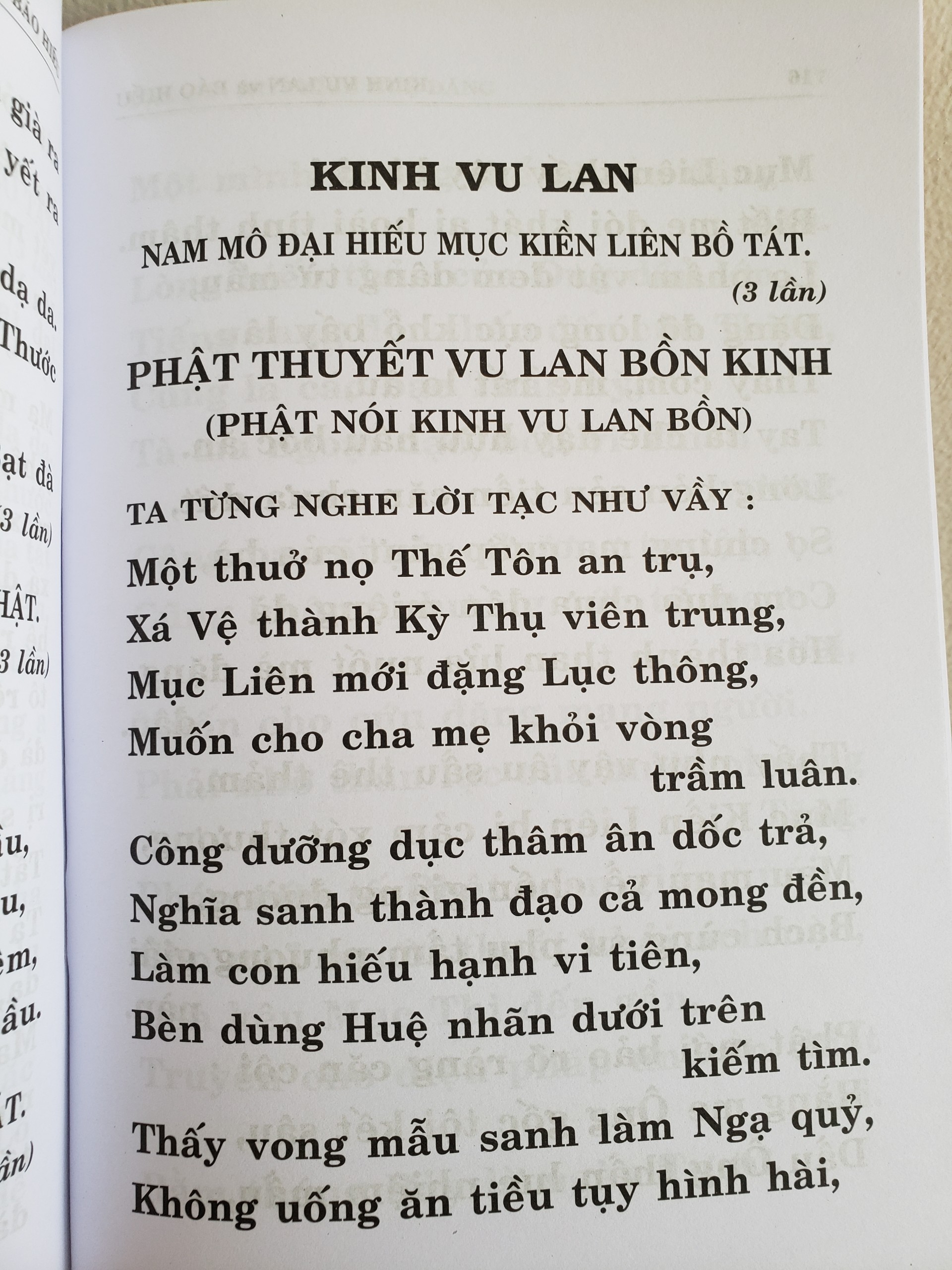 Kinh Vu Lan Báo Hiếu Trọn Bộ ( BA LA MẬT SHOP )