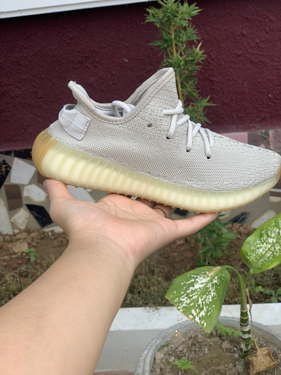 giày thể thao nam nữ adida yz 35.0 sesame