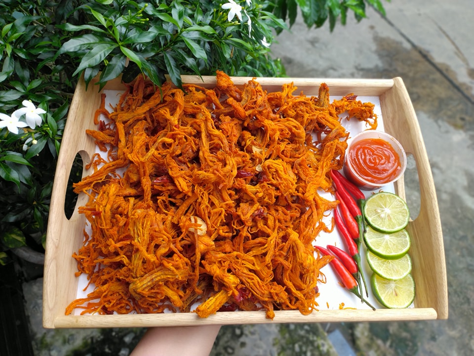 khô heo cháy tỏi đặc biệt 300g