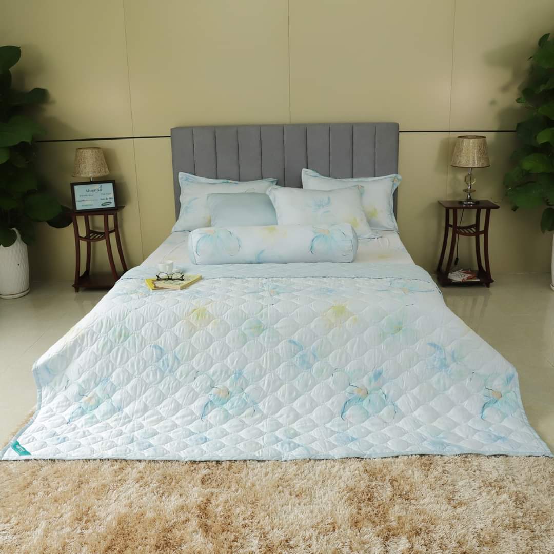 Bộ drap gối Tencel Premium Hometex 4 món