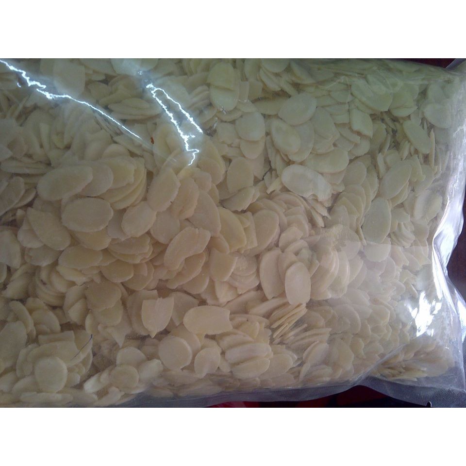 Hạnh nhân lát úc 500g hạnh nhân chưa rang dinh dưỡng làm bánh, chế biến, nguyên liệu nhà bếp