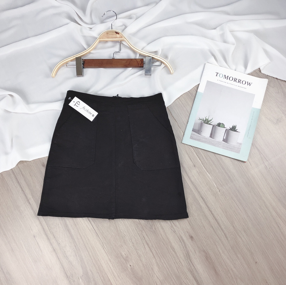 Chân Váy Chữ A💥𝑭𝑹𝑬𝑬𝑺𝑯𝑰𝑷💥Chất Kaki,Misol Boutiques