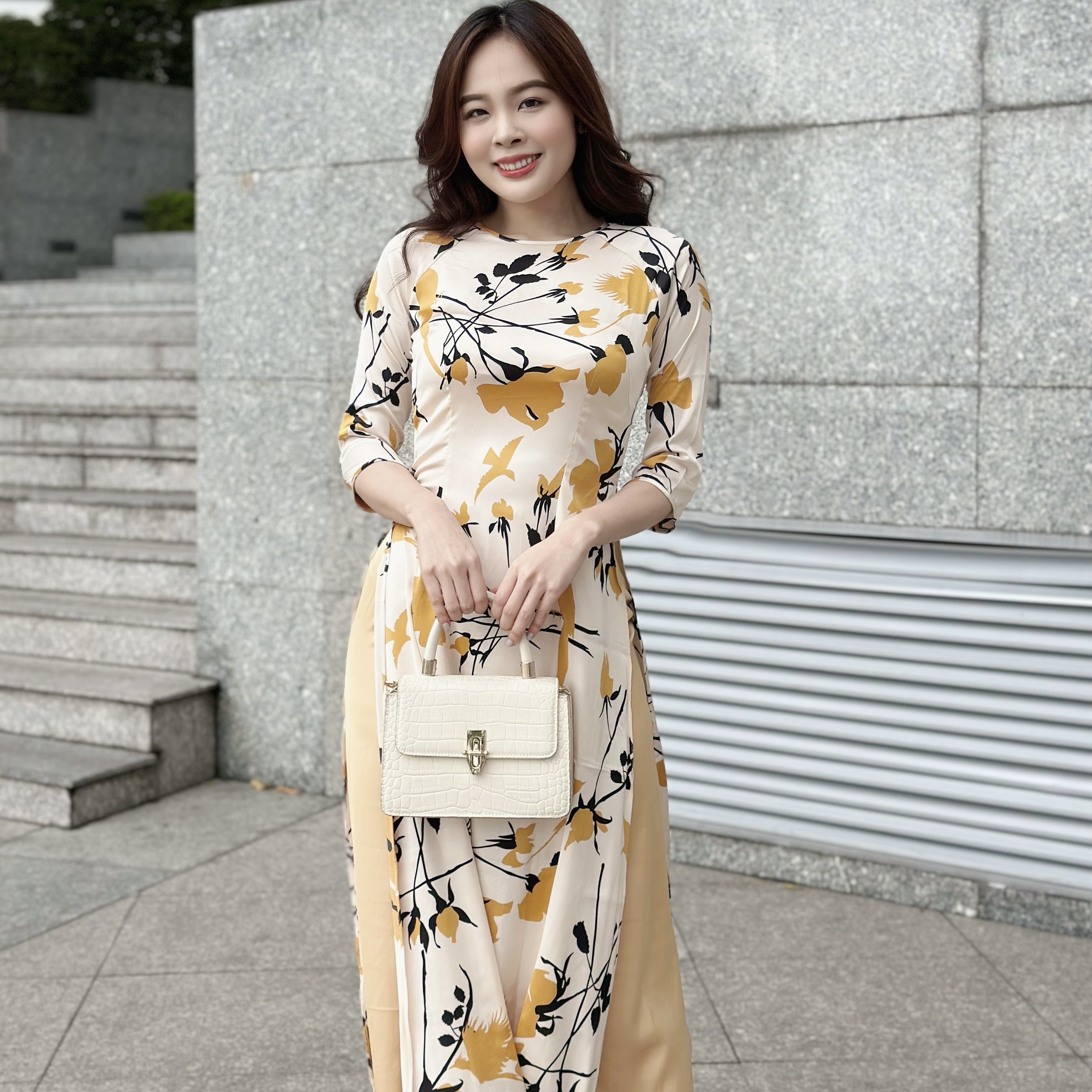 VERCHINI - Áo dài thời trang QANN010