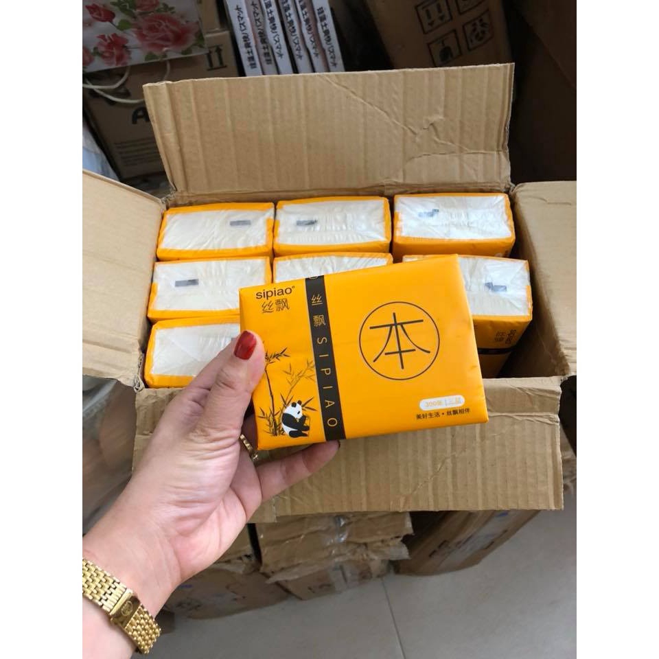 Thùng 30 Gói Giấy Trúc (Loại Xịn 300 Tờ/1 Gói)
