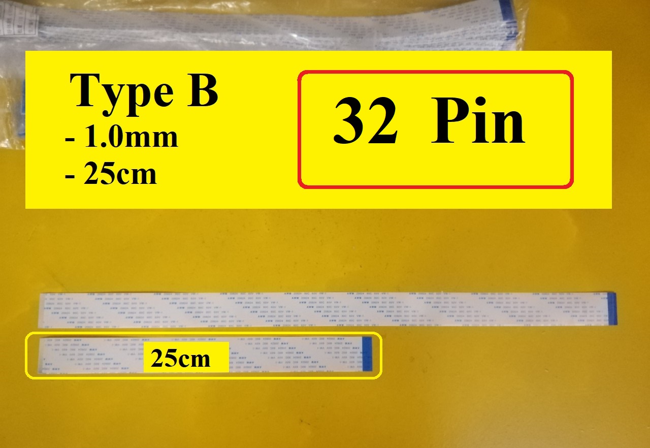 Cable FFC NGHỊCH (Type B) 1.0mm Dài 25cm