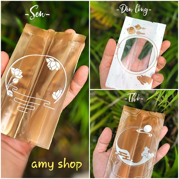 Khay túi đựng trung thu số 9 thỏ (set 10 khay + túi)