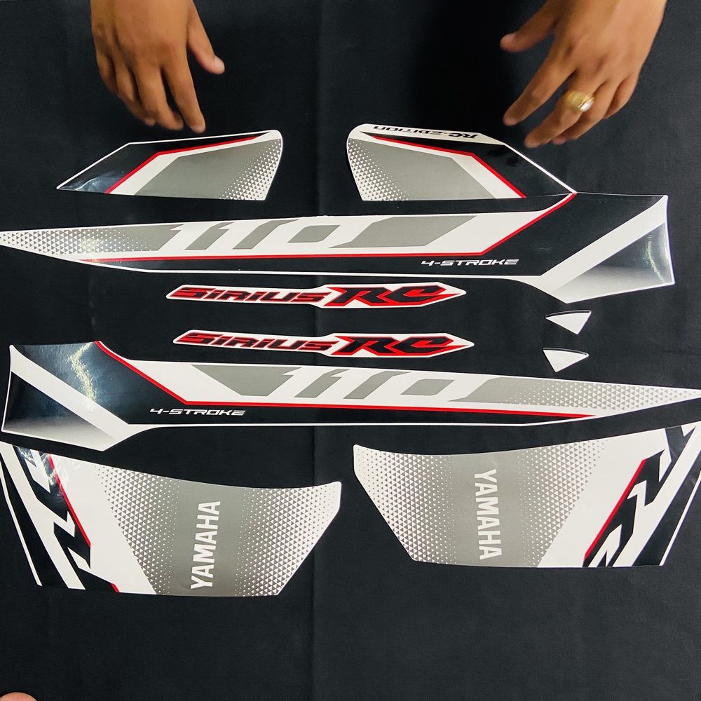 [HCM][BAO ĐỔI TRẢ] TEM 3 LỚP MÂU ZIN CAO CẤP CHO SIRIUS RC ĐỜI 2018 2019 SIÊU BỀN - MÀU TRẮNG