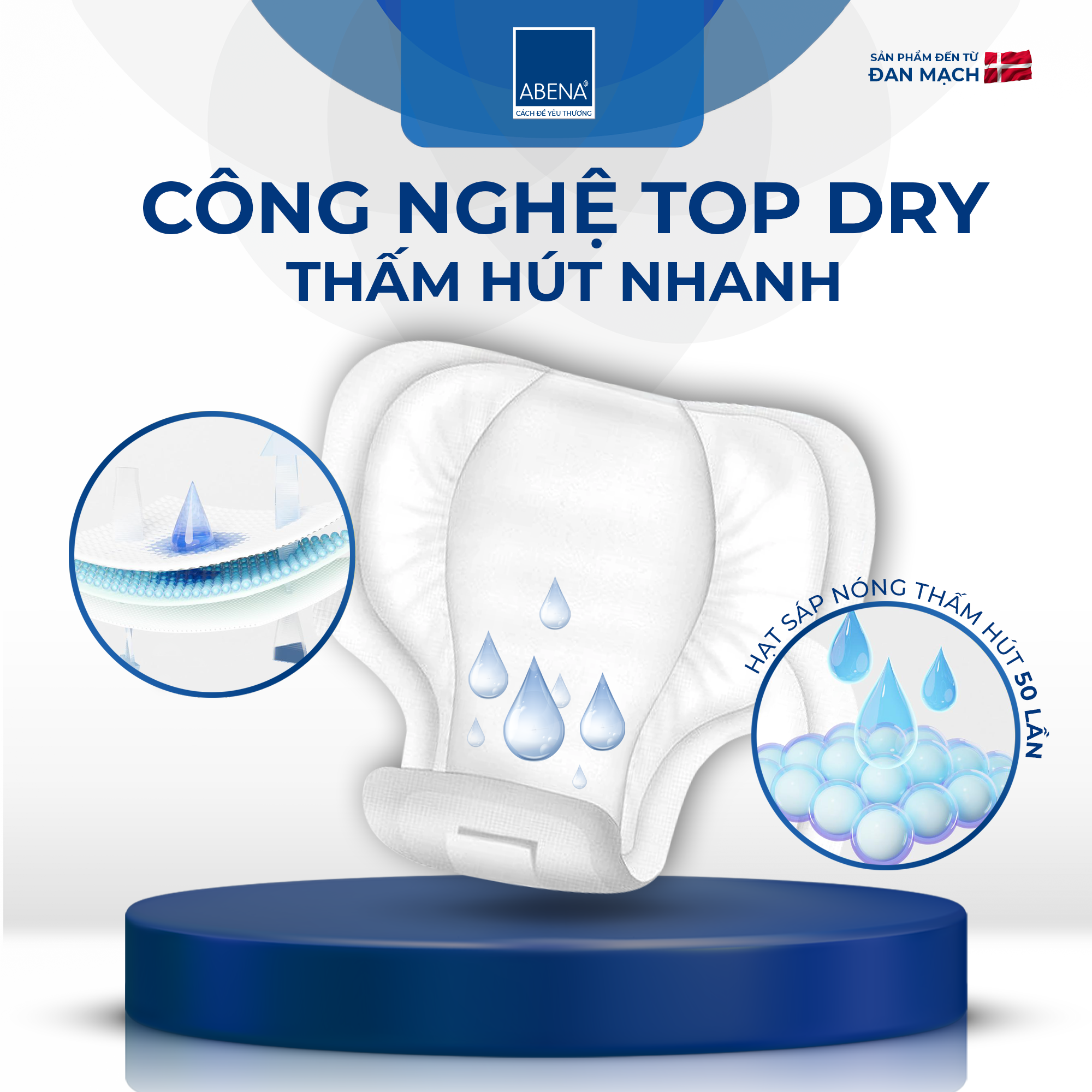 Băng thấm tiểu nam giới  Abena Man Formula - Nhập khẩu Đan Mạch