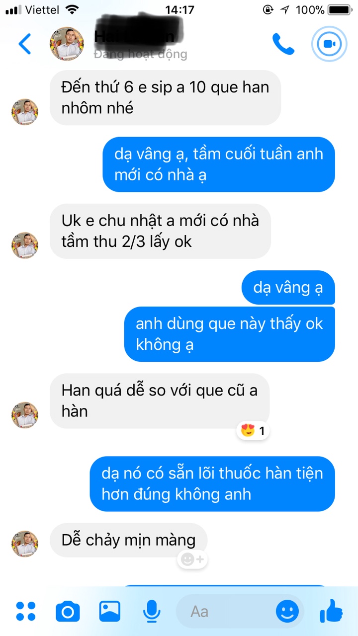 Combo 10 que hàn nhôm