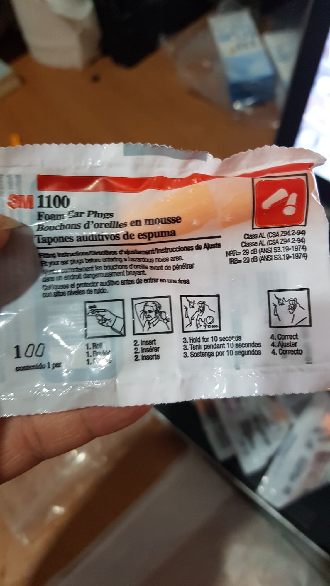 Combo 5 đôi nút bịt tai chống ồn 3M