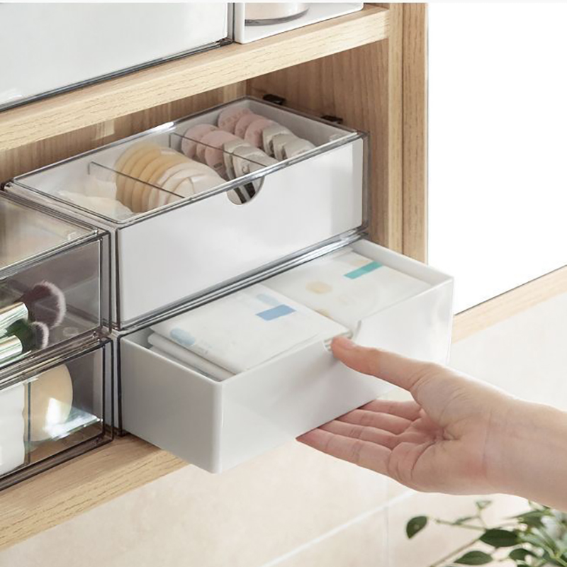 Hộp đựng mỹ phẩm có thể xếp chồng tiện lợi