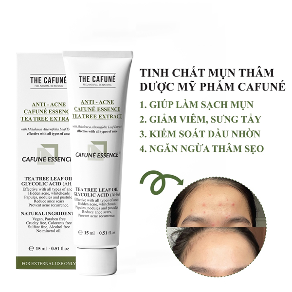 Gel Mụn Cafune Essence - Giảm Mụn Mờ Thâm 15gram