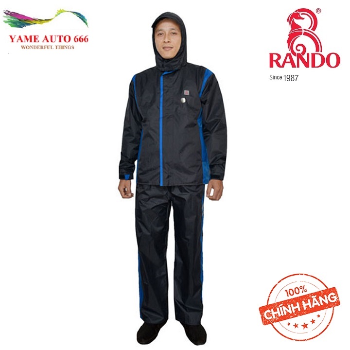 [ CAO CẤP] Rando bộ quần áo đi mưa thời trang Nam ASNM-38 giúp che chở cho người thân yêu của bạn