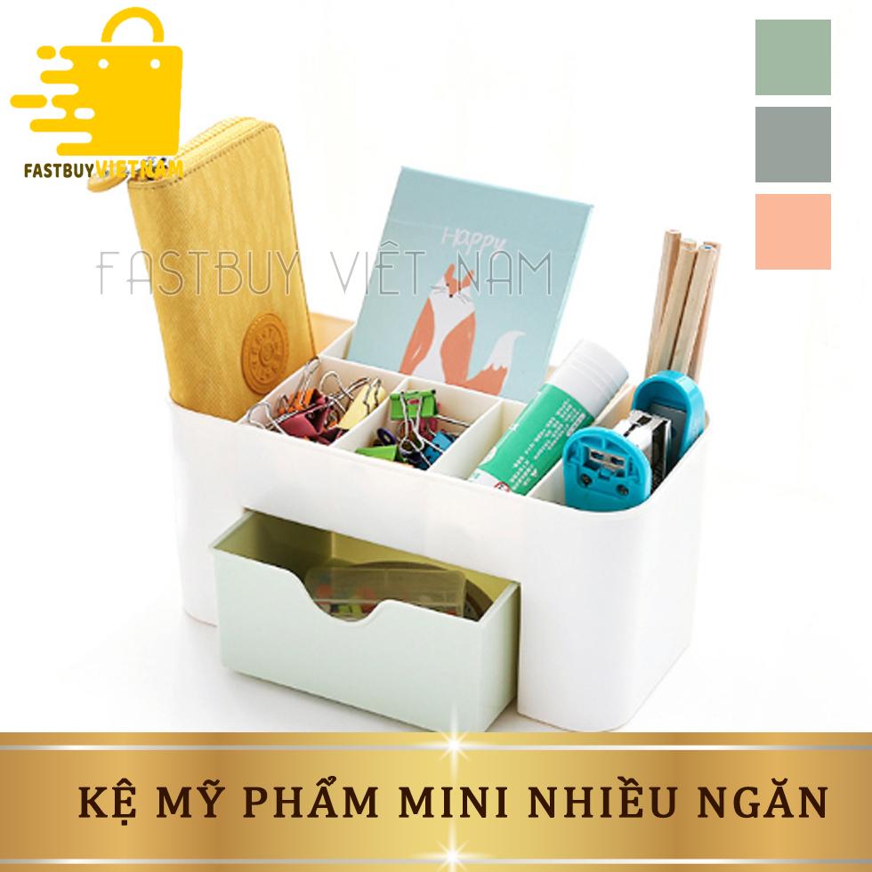 Kệ Đựng Mỹ Phẩm Mini Tiện Dụng Bằng Nhựa, Kệ Đựng Đồ Dùng Đa Năng Có Ngăn Kéo (Giao Màu Ngẫu Nhiên)