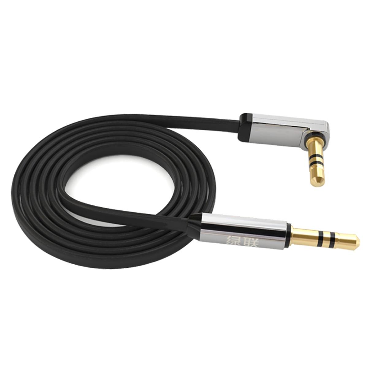 Cáp audio 3.5mm ugreen 10598 đầu bẻ góc 90 độ