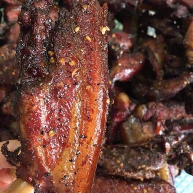 Sỉ toàn quốc 1kg thịt cheo thịt hun khói
