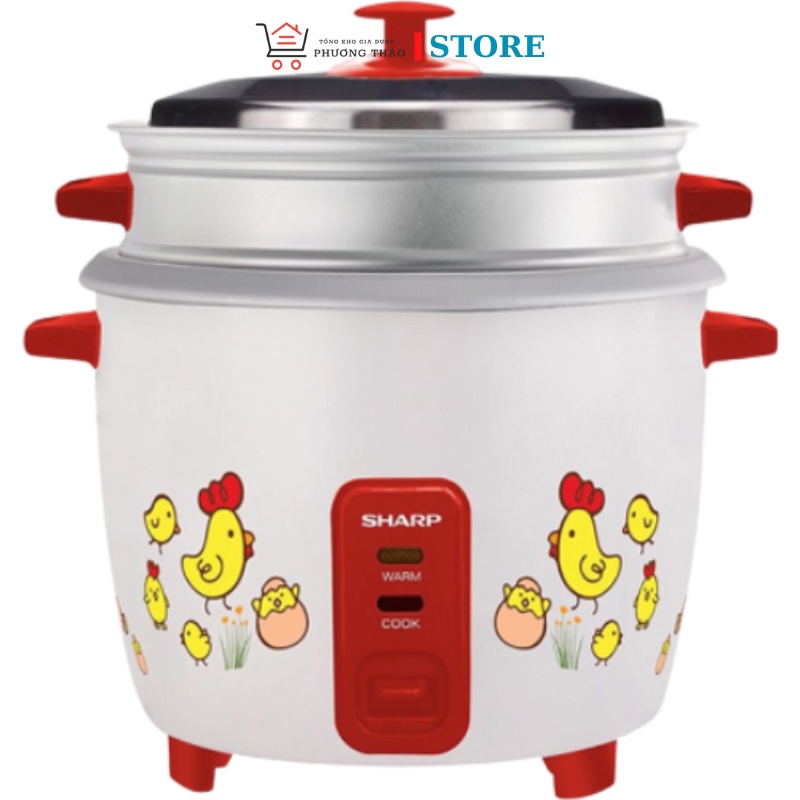 NỒI CƠM ĐIÊN SHARP 2.2L KÈM HẤP
