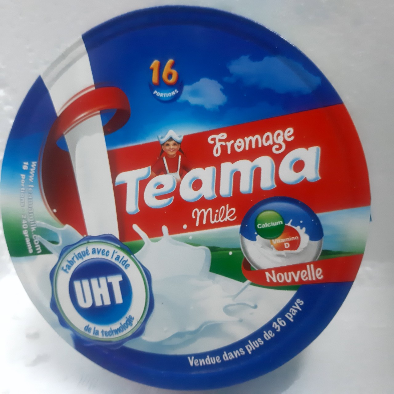 Thùng phô mai Teama Ai Cập hộp 16 miếng (24hộp)