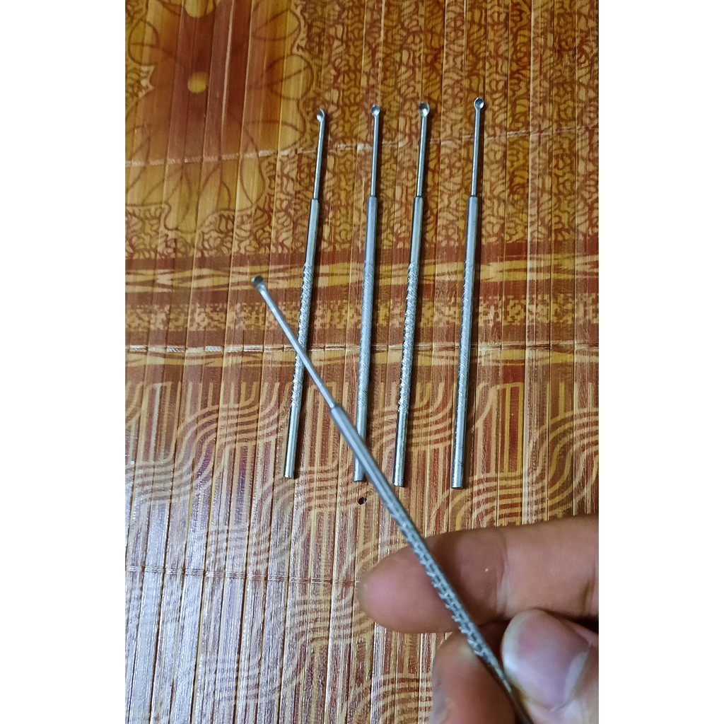 4 Cây lấy ráy tai inox( không han rỉ)