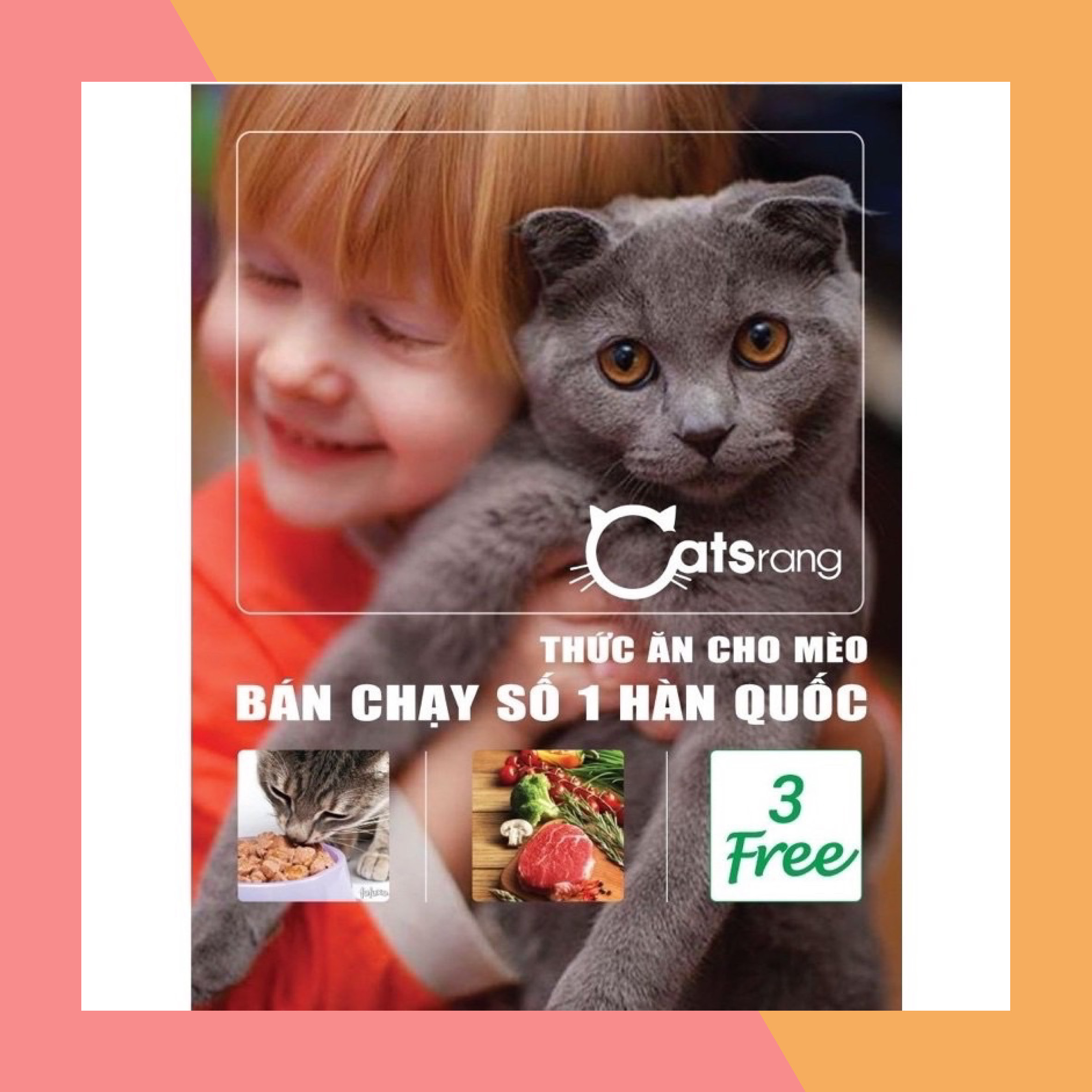 Hạt CatsRang Thức ăn hạt khô cho mèo