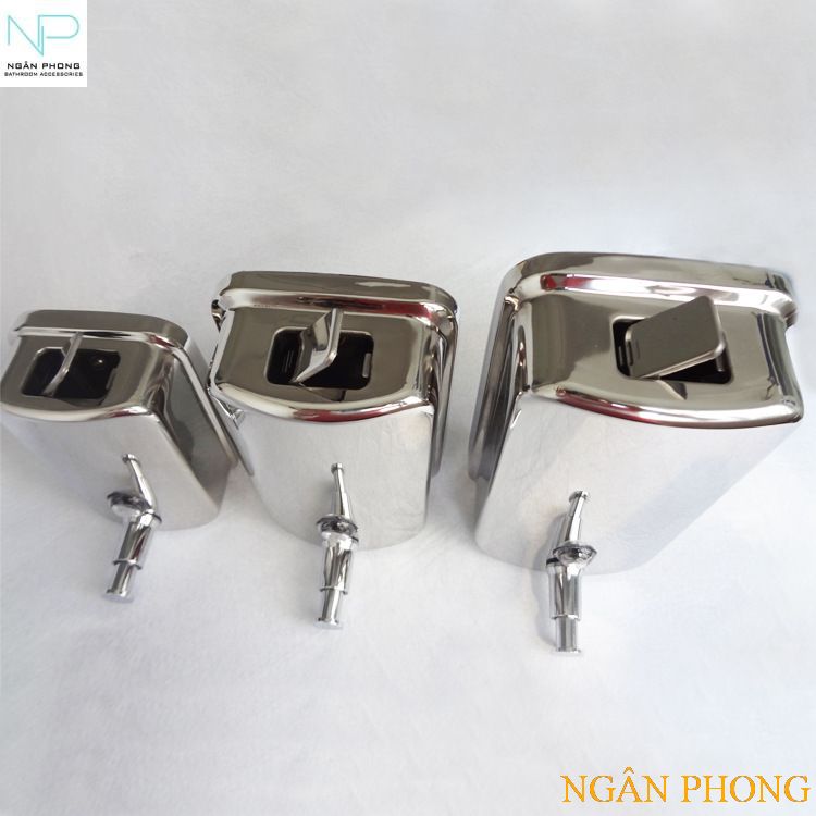 [HCM]HỘP ĐỰNG NƯỚC RỬA TAY INOX 304