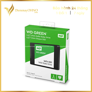 SSD Laptop WESTERN DIGITAL Green 1TB 2.5 Sata 3 WDS100T2G0A Chính Hãng - Ổ Cứng SSD Cho PC Laptop - Điện Máy OHNO thumbnail