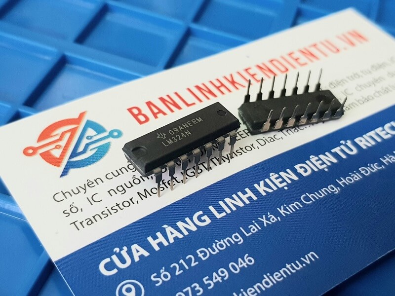 Lm324n, lm324 ic khuếch đại thuật toán dip-14