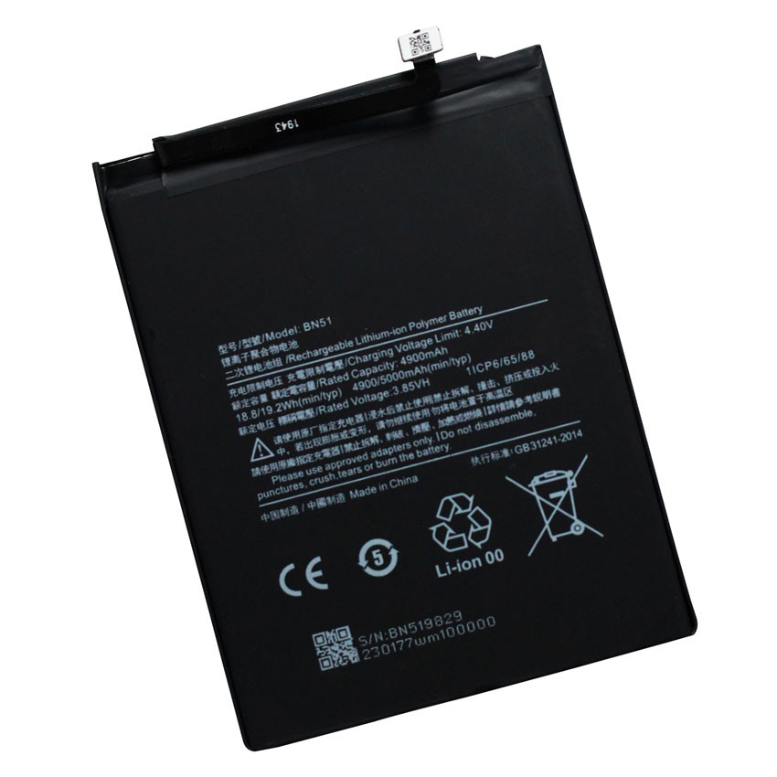 Pin Xiaomi Redmi 8, Redmi 8A Bn51 - 5000Mah