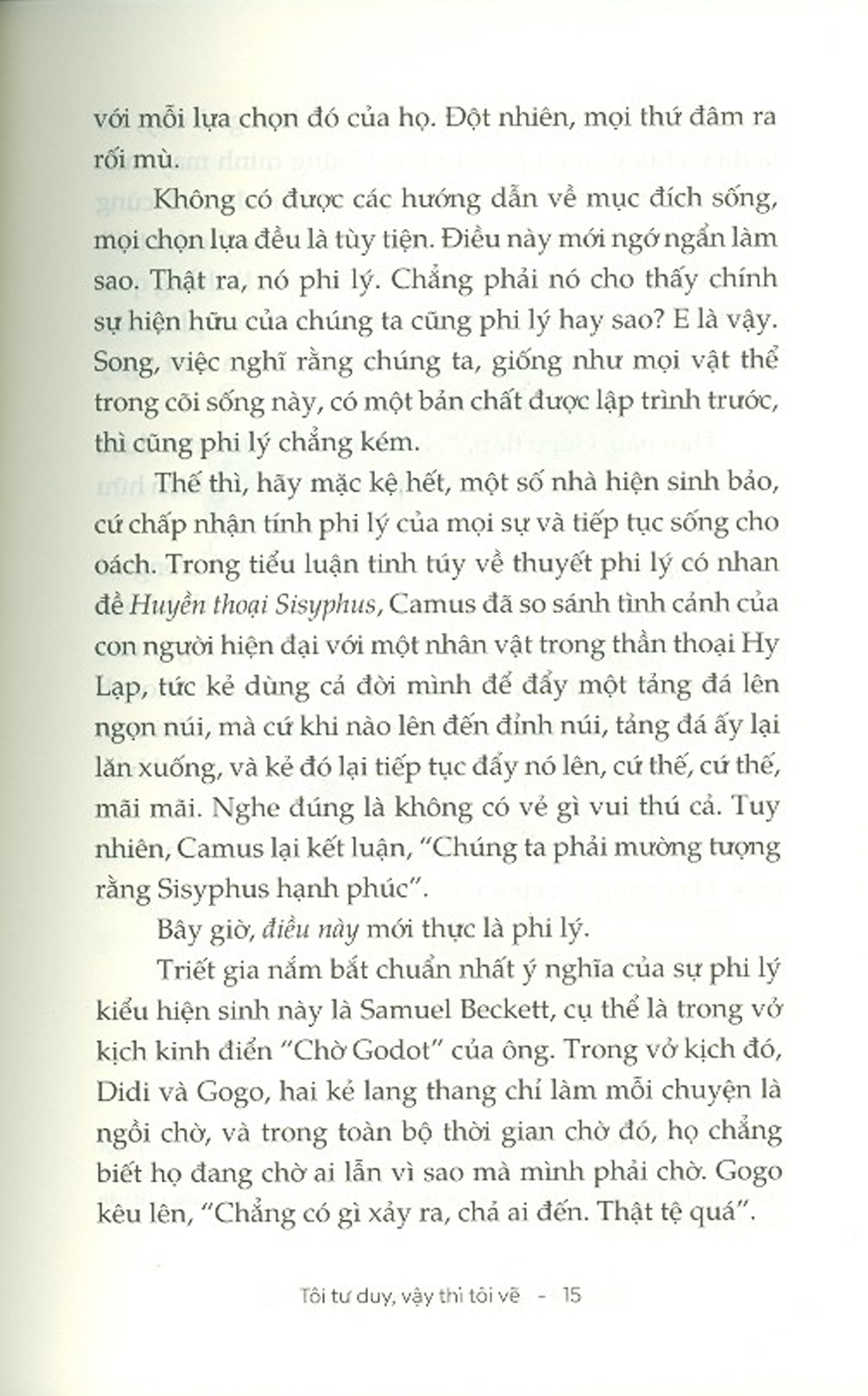 Tôi Tư Duy, Vậy Thì Tôi Vẽ