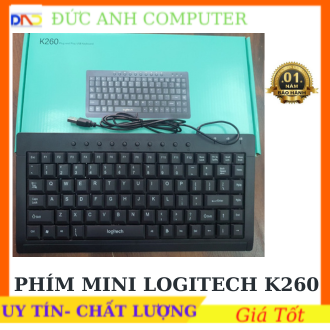 Bàn phím mini logitech k260- thiết kế nhỏ gọn- tiện dụng, bảo hành 12 tháng, lướt phím nhẹ nhàng, keyboard mini