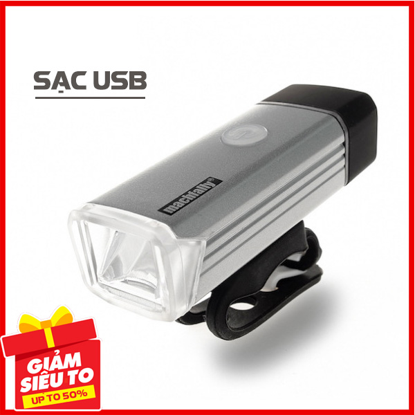 Đèn pin gắn xe đạp Usb, đèn pha xe đạp Machfally