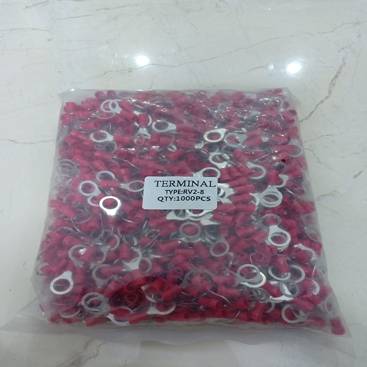 Đầu cos tròn RV 2-8 túi 1000 cái
