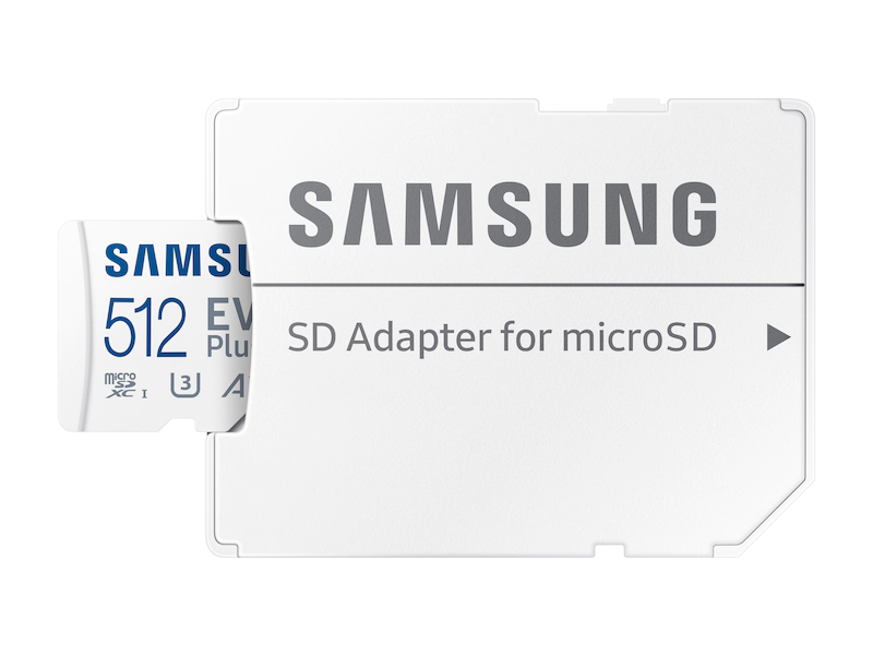 Thẻ nhớ MicroSDXC Samsung Evo Plus U3 A2 V30 512GB / 256GB / 128GB / 64GB 130MB/s V2021 (Trắng)