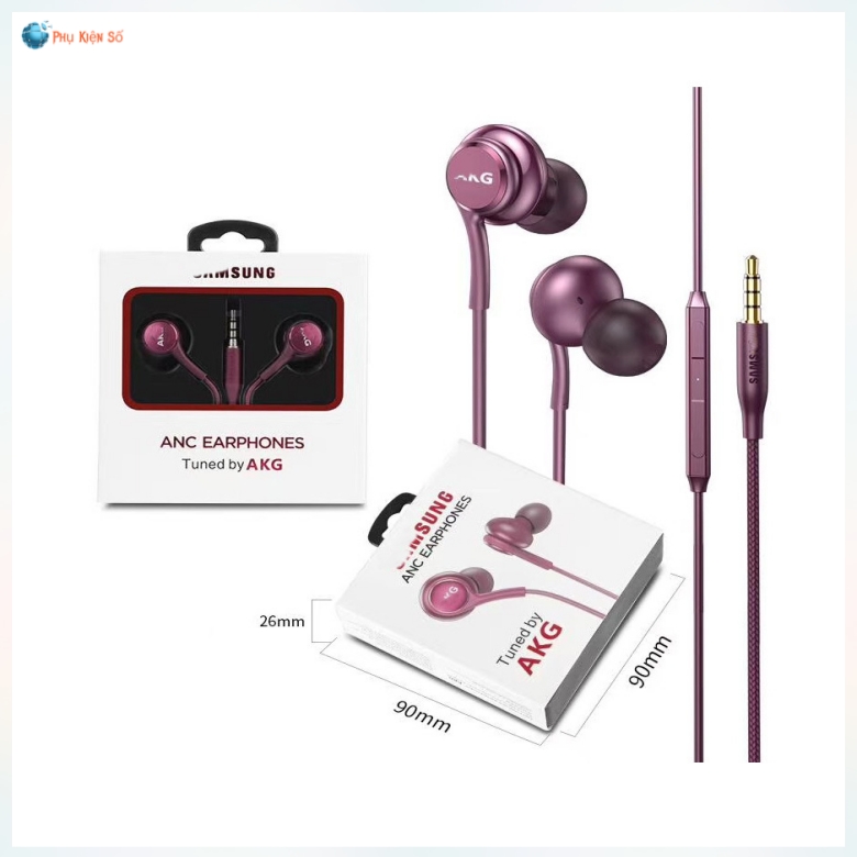 Tai Nghe AKG Samsung S10/s10+/S10plus nhét tai Chính hãng Chính hãng (Phù hợp nhiều dòng điện thoại có jack 3.5)