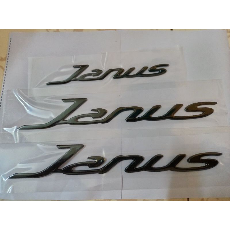 Bộ tem nổi Janus màu đen new hàng nhập Thái Lan