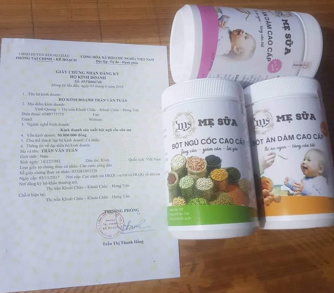 Bột ăn dặm dành cho trẻ CÓ RAU - mẫu mới nhất