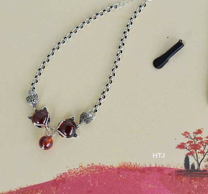 Lắc tay nữ bạc ta hồ ly phong thuỷ MS115