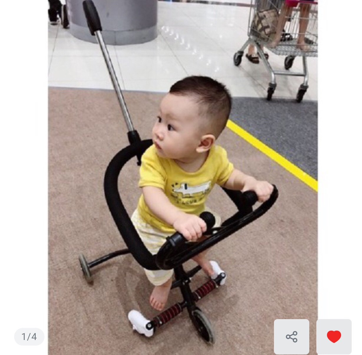 Xe Đẩy Siêu Thị  5 Bánh Cho Bé